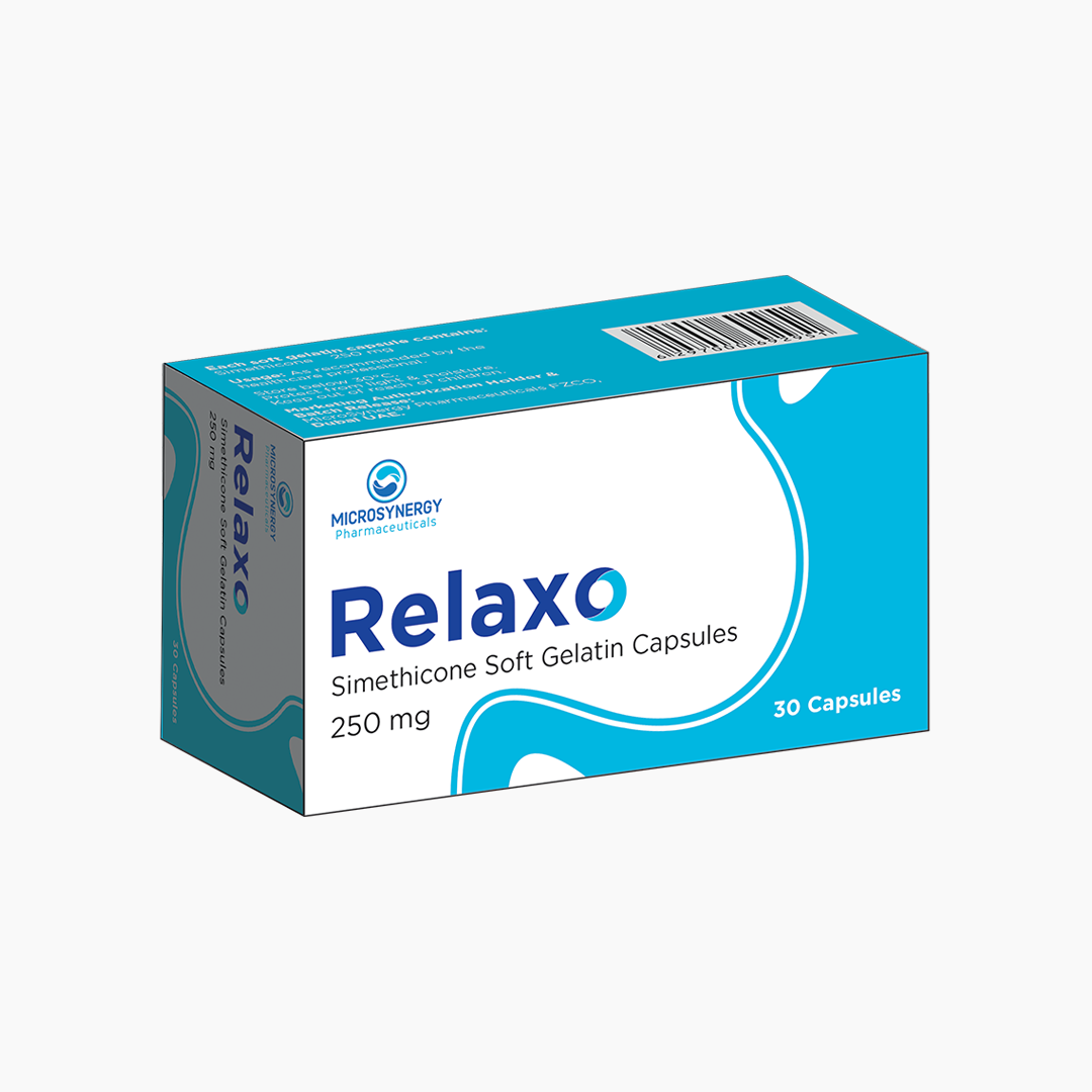 RELAXO packaging visual