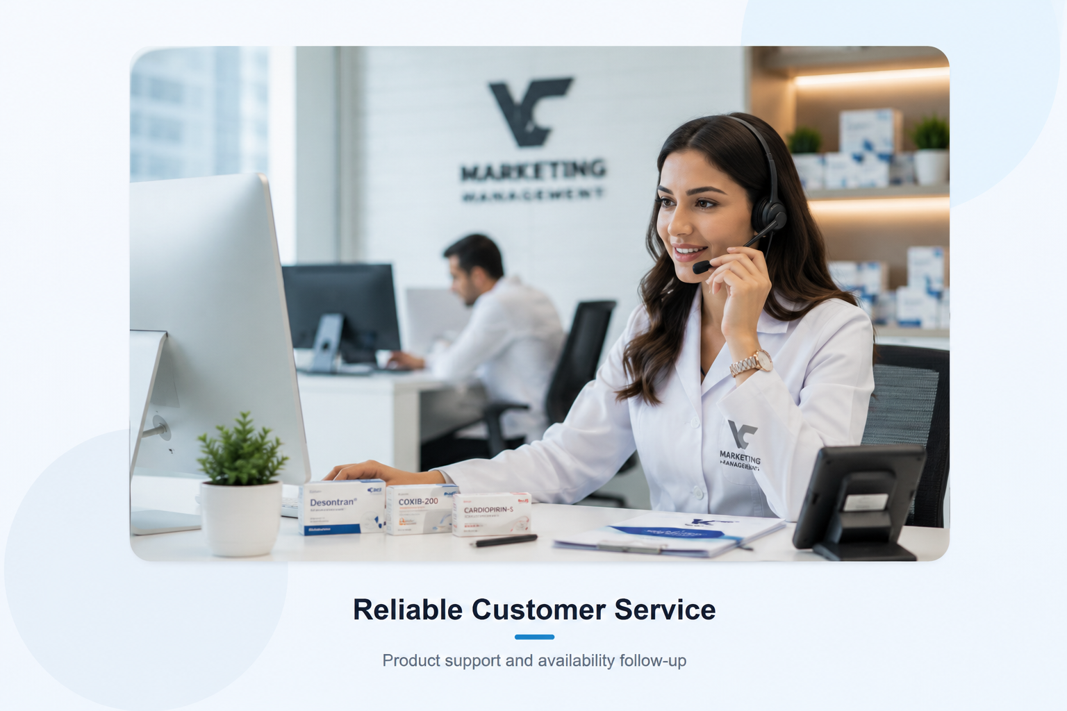 VC Marketing healthcare customer service and professional support